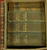Lot 162 - The Holy Bible, three vols, printed for The...