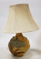 Lot 6 - A Bernard Rooke studio pottery table lamp base,...