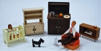 Lot 69 - A boxed Sindy's Own Wardrobe; together with...