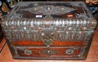 Lot 92 - A 19th century Eastern hardwood, brass mounted,...