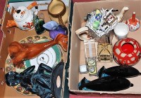 Lot 137 - Two boxes of miscellaneous items, to include...