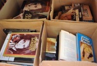 Lot 140 - Five boxes of assorted largely hardback...