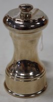 Lot 180 - A 1970s silver pepper grinder by JB Chatterley...