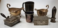 Lot 195 - A small collection of miscellaneous metal...