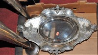 Lot 209 - A box of miscellaneous metal wares to include...