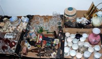 Lot 212 - Seven boxes of miscellaneous items to include...
