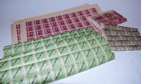 Lot 257 - A large collection of sheets of stamps mainly...