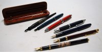 Lot 270 - A large collection of assorted fountain pens...