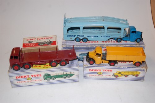 Lot 1558 - Four various boxed Dinky Toys diecast, to...