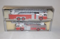Lot 1565 - Two boxed Conrad of West Germany diecast fire...