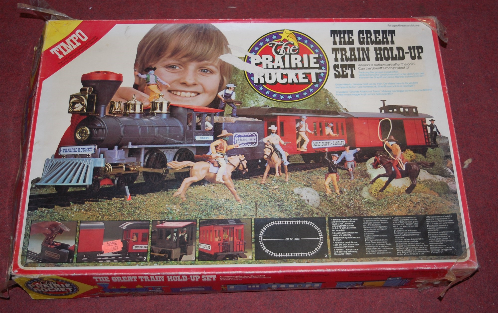 Timpo prairie rocket cheap train set