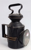 Lot 24 - An LNER sliding knob 3 aspect handlamp with...