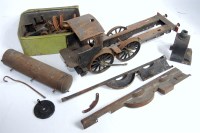 Lot 47 - Components for a early 20th century 2.5 inch...