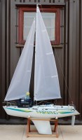 Lot 63 - Kyosho Fairwind 36'' plastic hulled yacht,...