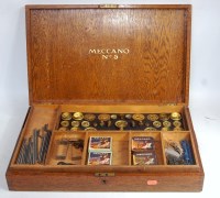 Lot 159 - Meccano No 5 cabinet 1920's containing good...