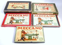 Lot 160 - Selection of late 1920's meccano outfits 000,...