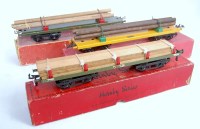 Lot 306 - Hornby 1925-8 LMS No. 2 lumber wagon, olive...