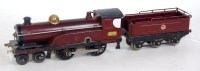 Lot 307 - Hornby 1921-3 plain (MR) red c/w No. 2...