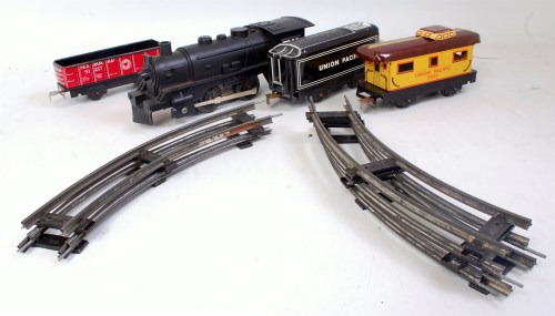 Lot 462 - Marx USA box for No 528 MO C/W train set...