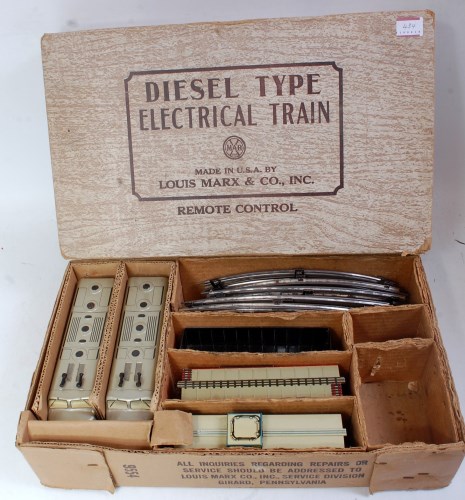 Lot 484 - Marx USA Baltimore and Ohio diesel outline...
