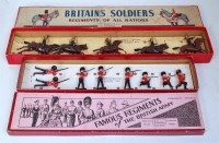Lot 1366 - A Britains boxed soldier set group, to include...