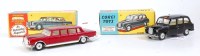 Lot 1667 - A Corgi Toys boxed saloon diecast group, two...