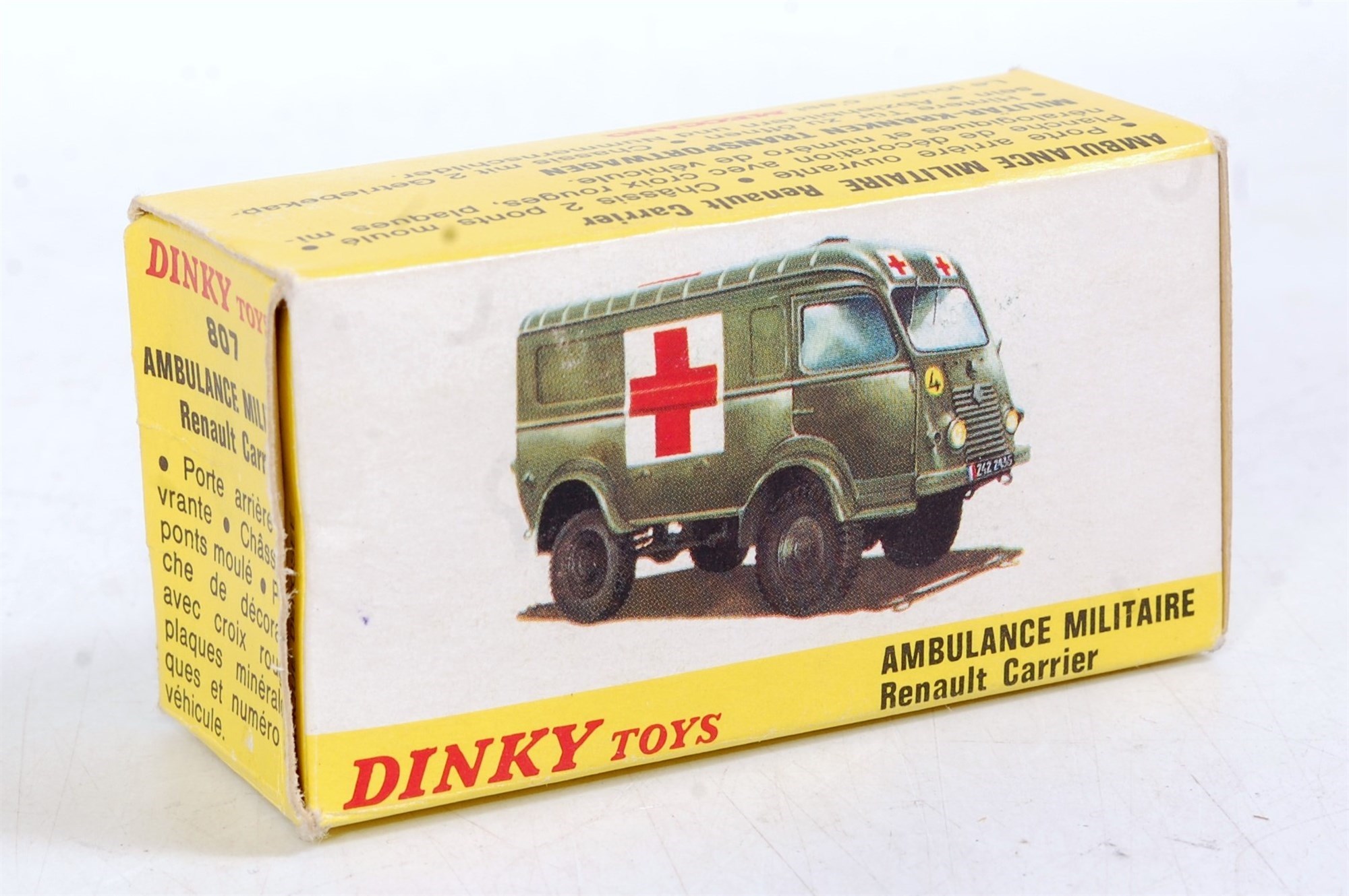ミニカー DINKY TOYS ambulance militaire renault Dinky Toys Renault Carrier Military Ambulance Version 1 with