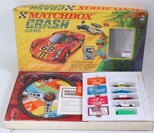 Lot 2301 A Matchbox Crash Game comprising four