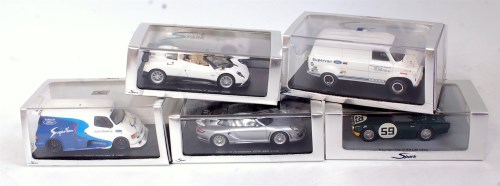 Lot 2731 - Five various Spark Models 1/43 scale resin...