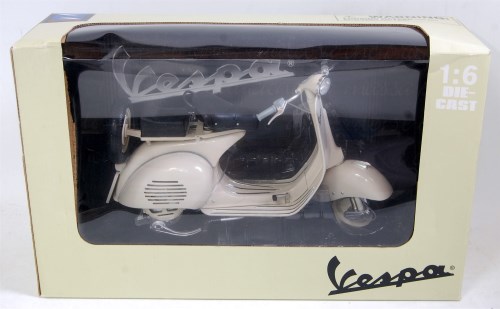 Lot 2739 - A Newray 1/6 scale diecast model of a Vespa