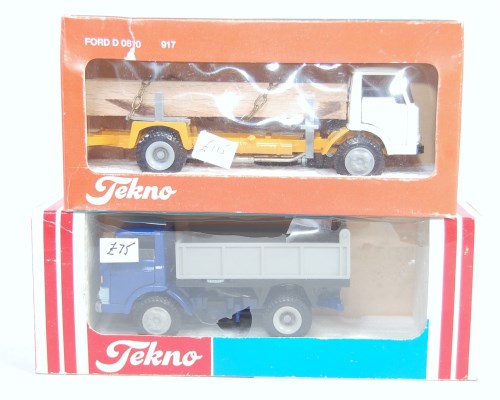 Lot 2855 - A Tekno window boxed commercial vehicle group,...
