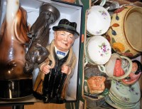 Lot 59 - A mixed lot to include Doulton Toby jugs,...