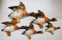 Lot 93 - A graduated set of five Beswick flying duck...