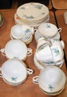 Lot 108 - A Royal Albert part dinner service in the...