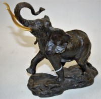 Lot 158 - A Franklin Mint bronze elephant 'Giant of the...
