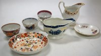 Lot 166 - Assorted 19th century porcelain tea wares to...