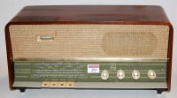 Lot 293 - A Phillips teak cased radiogram