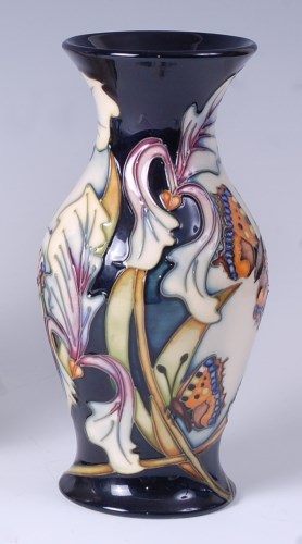 A Moorcroft pottery vase in the Avalon - auctions & price archive