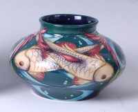Lot 23 - A limited edition Moorcroft pottery vase in...