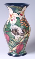 Lot 25 - A limited edition Moorcroft pottery vase in...