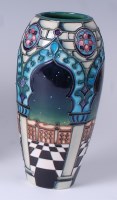 Lot 44 - A Moorcroft pottery vase in the Jumeirah...