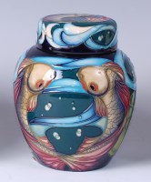 Lot 56 - A limited edition Moorcroft pottery ginger jar...