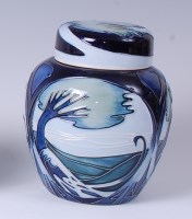 Lot 61 - A Moorcroft pottery ginger jar and cover in...
