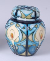 Lot 69 - A Moorcroft pottery ginger jar and cover in...