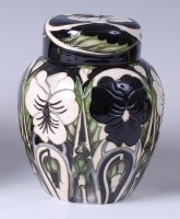 Lot 80 - A Moorcroft pottery ginger jar and cover in...