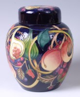 Lot 89 - A large Moorcroft pottery ginger jar and cover...