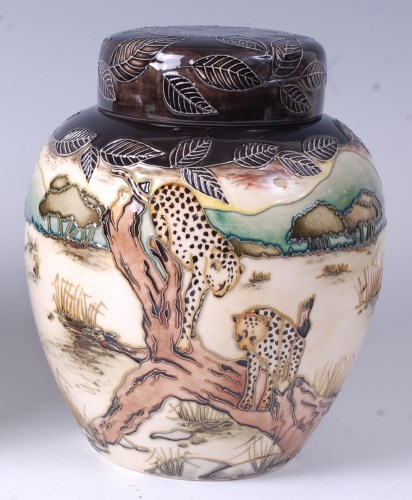 Lot 90 - A large limited edition Moorcroft pottery...