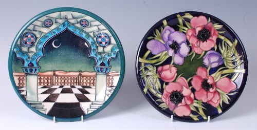 Lot 91 - A Moorcroft pottery plate in the Jumeirah...