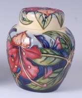Lot 108 - A Moorcroft pottery ginger jar and cover in...