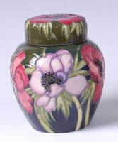 Lot 112 - A Moorcroft pottery ginger jar and cover in...